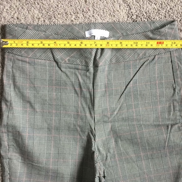 Camber & Grace cute pink plaid pull on stretch work capris - Picture 5 of 9